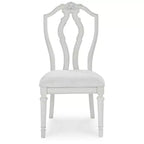 Signature Design by Ashley Montelaine Upholstered Dining Chairs - Vintage-Inspired Antique White (Set of 2)