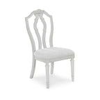 Signature Design by Ashley Montelaine Upholstered Dining Chairs - Vintage-Inspired Antique White (Set of 2)