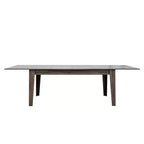 CLIHOME 106.3 Large Extendable Dining Table, MDF Kitchen Table