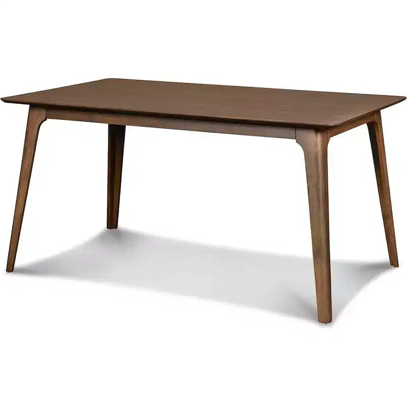 New Classic Furniture, tavolo Oscar in legno massello e 6 sedie marroni