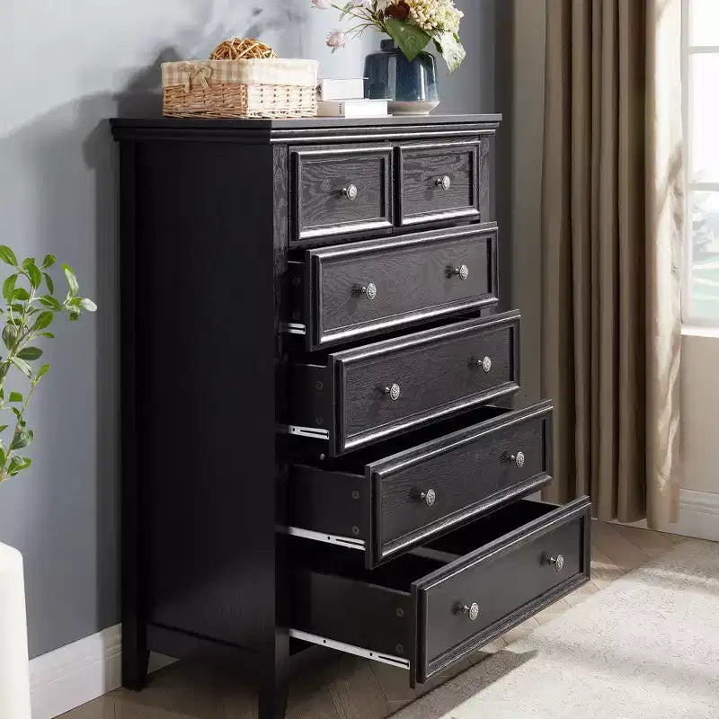 Modern 6 Drawers Dresser 6 Drawers Cabinet,Chest of Drawers Closet Organizers and Storage Clothes Storage Drawers Cabinet