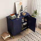 CLIHOME 31.5 in H MDF Indoor Furniture Freestanding Decorative Storage Cabinet