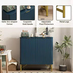 CLIHOME 31.5 in H MDF Indoor Furniture Freestanding Decorative Storage Cabinet