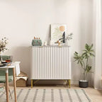 CLIHOME 31.5 in H MDF Indoor Furniture Freestanding Decorative Storage Cabinet