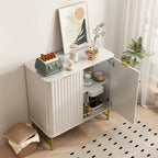 CLIHOME 31.5 in H MDF Indoor Furniture Freestanding Decorative Storage Cabinet