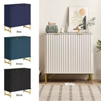 CLIHOME 31.5 in H MDF Indoor Furniture Freestanding Decorative Storage Cabinet