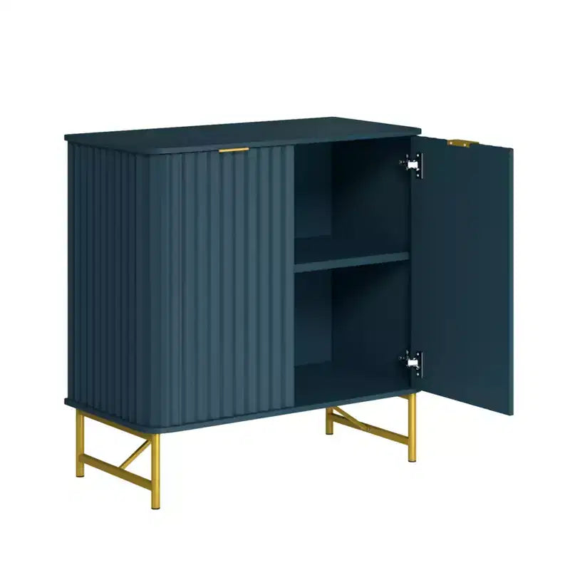 CLIHOME 31.5 in H MDF Indoor Furniture Freestanding Decorative Storage Cabinet
