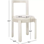 Estes Round Dining Chair (Set of 2) - DCH8802 - Safavieh