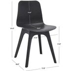 Damiano Molded Plastic Dining Chair (Set of 2) - SFV6901 - Safavieh Couture