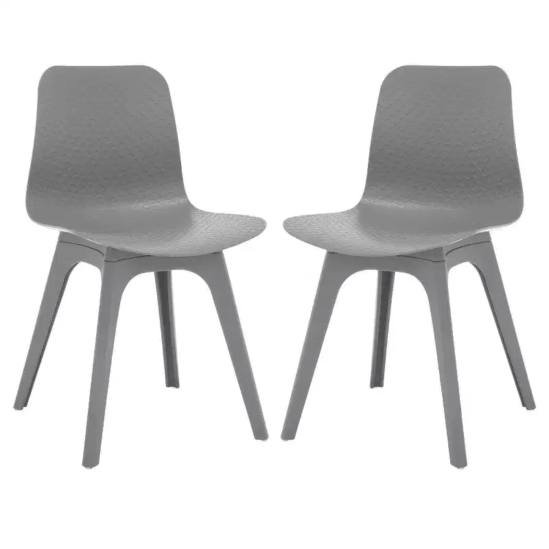 Damiano Molded Plastic Dining Chair (Set of 2) - SFV6901 - Safavieh Couture