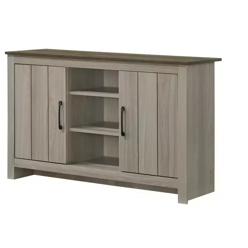 GDFStudio Elvis 2 Door 47W Wood Cabinet with Shelves