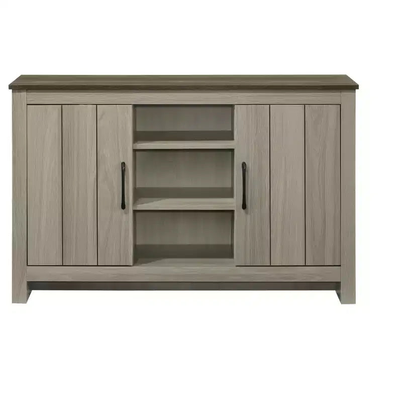 GDFStudio Elvis 2 Door 47W Wood Cabinet with Shelves