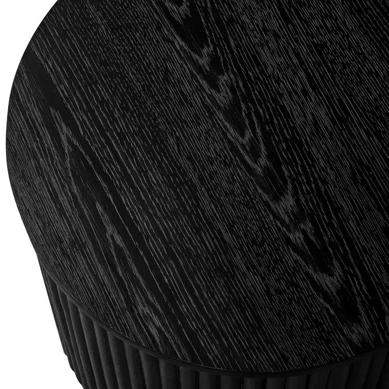 Maven Lane Dallas Modern Round Wooden Side Table 17.5
