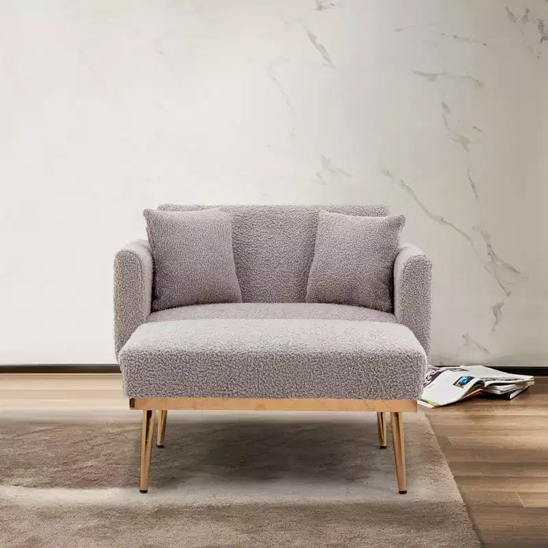 Okak Modern Accent Chair, Fashionable and Classic Style Chaise Accent Chair for Living Room and Hotel Bed Room