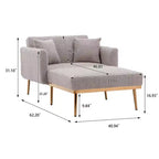 Okak Modern Accent Chair, Fashionable and Classic Style Chaise Accent Chair for Living Room and Hotel Bed Room