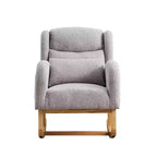 Okak Modern Accent Chair for Living Room, 27.2W Modern Accent High Backrest Lounge Arm Rocking Chair, Two Side Pocket