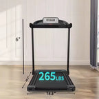 Tapis Roulant NAYSAYE con Inclinazione Regolabile e Nastro da Corsa più Ampio per l'Uso Domestico o in Palestra, Nero, 16,6*6*42,3