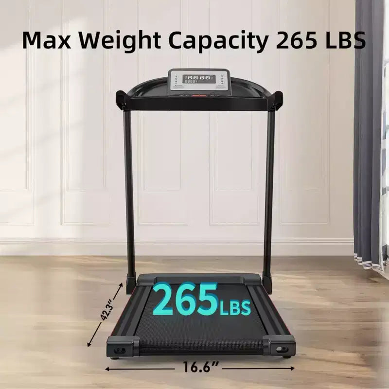 Tapis Roulant NAYSAYE con Inclinazione Regolabile e Nastro da Corsa più Ampio per l'Uso Domestico o in Palestra, Nero, 16,6*6*42,3