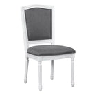 Whisen 7-Piece 78.1 Extendable Dining Table Set with 6 Upholstered Chairs