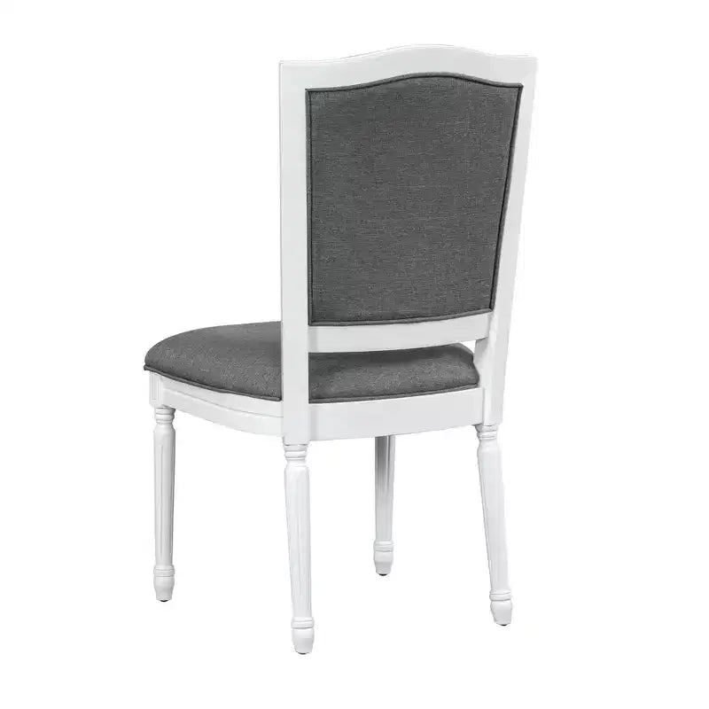 Whisen 7-Piece 78.1 Extendable Dining Table Set with 6 Upholstered Chairs