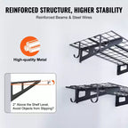 VEVOR Garage Storage Shelving, 2 Pack, 6 x 2 ft Heavy Duty Garage Shelves Wall Mounted, 1000 lbs Load Capacity(Total) Garage Storage Rack