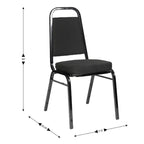 Flash Furniture 4 Pack HERCULES Series Trapezoidal Back Stacking Banquet Chair