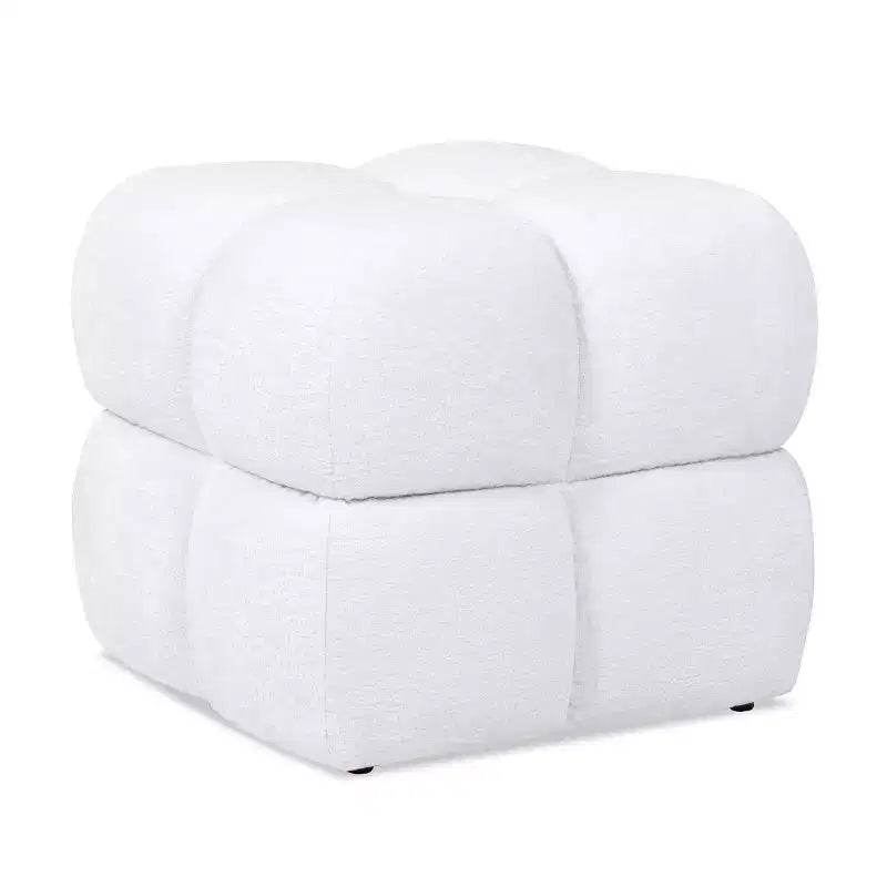 Christopher Knight Home Henley Pouf Ottomano Moderno Quadrato Trapuntato da 21 pollici