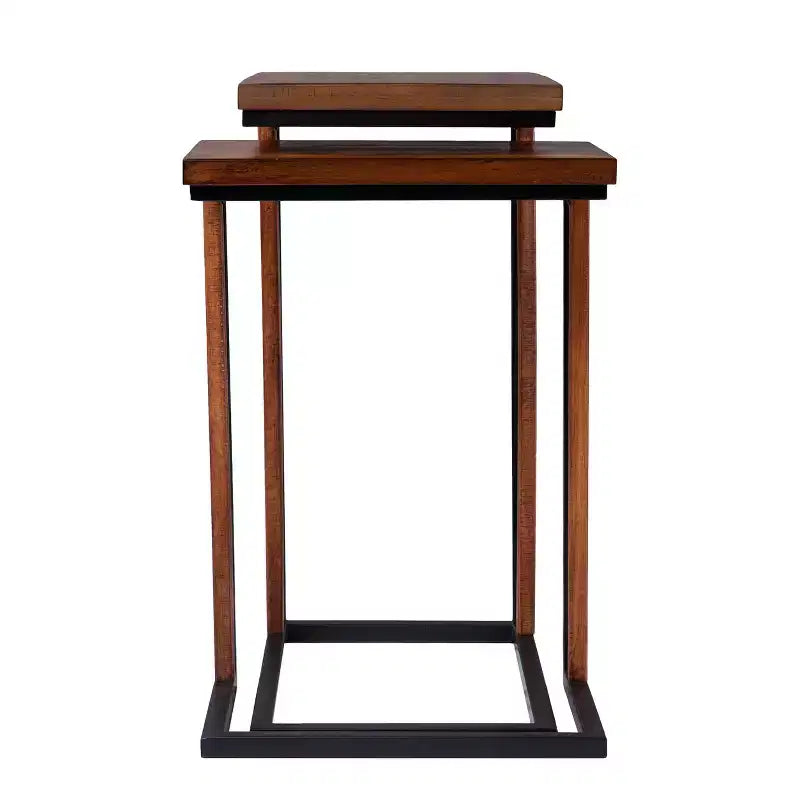 Sabanti Nesting C-Tables - 2pc Set - Brown - SEI