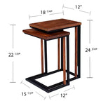 Tavolini Sabanti Nesting - Set 2 pezzi - Marrone - SEI