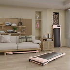 NAYSAYE Tapis Roulant Compatto, Ampia Area di Corsa, Capacità di Carico 100 kg per Allenamenti a Casa o in Ufficio, Rosa, 47.64*19.09*4.92