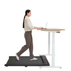 Tapis Roulant NAYSAYE con Design Compatto Supporta 110 kg per Fitness a Casa e Ufficio, Nero, 125*52*12.5 cm