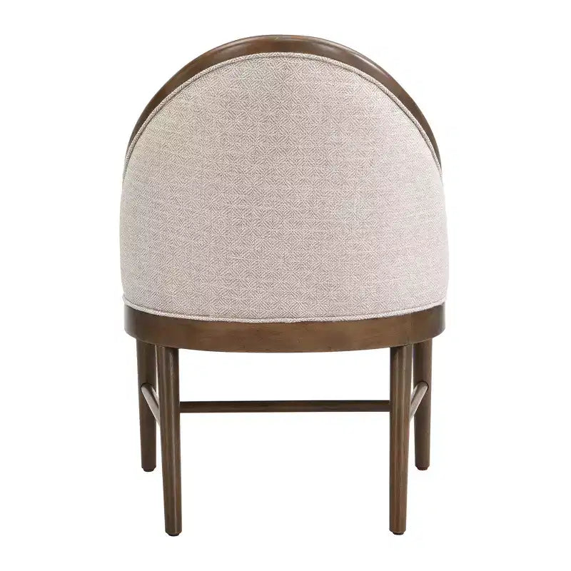 Christopher Knight Home James Mid-Century Modern Twill Upholstered Dining Char with Curved Backrest (Set of 2)