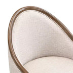 Christopher Knight Home James Mid-Century Modern Twill Upholstered Dining Char with Curved Backrest (Set of 2)