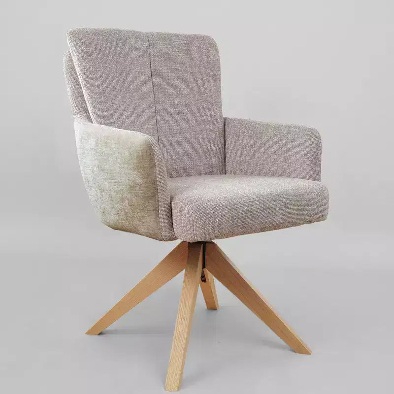 Art Leon Fabric Upholstered Swivel Home Office Desk Chair
