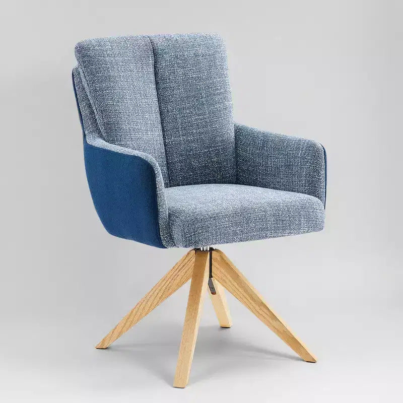 Art Leon Fabric Upholstered Swivel Home Office Desk Chair