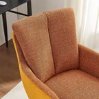 Art Leon Fabric Upholstered Swivel Home Office Desk Chair