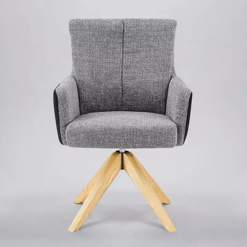Art Leon Fabric Upholstered Swivel Home Office Desk Chair