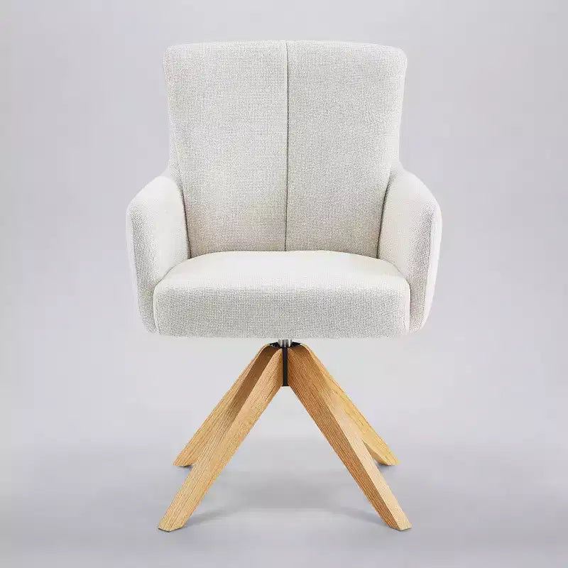 Art Leon Fabric Upholstered Swivel Home Office Desk Chair