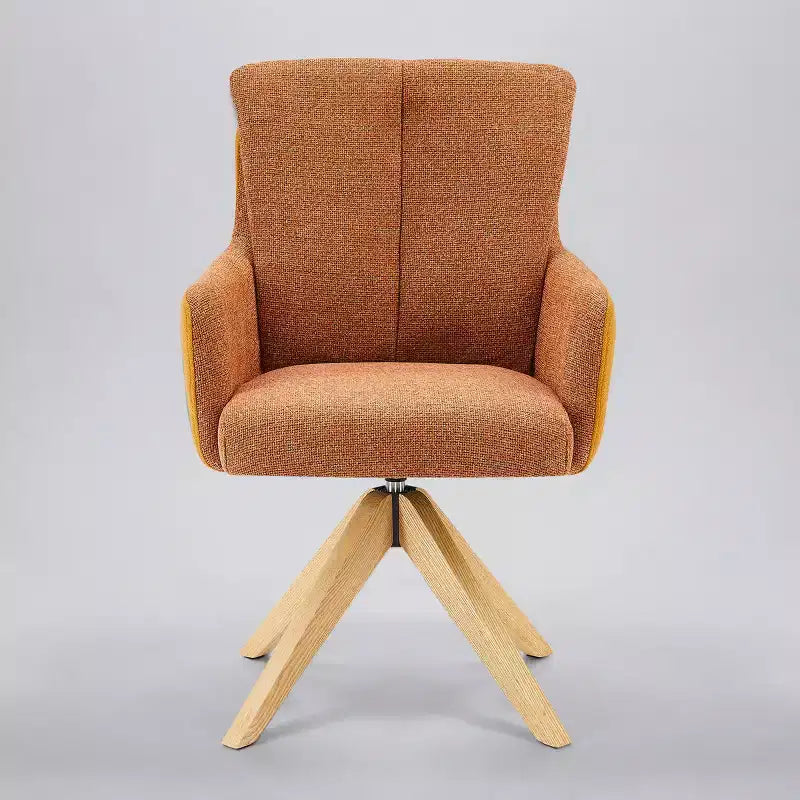 Art Leon Fabric Upholstered Swivel Home Office Desk Chair