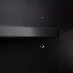 70.1H Modern Freestanding Bathroom Cabinet with 3 Drawers & Adjustable Shelves, Soft Close Glass Doors, for Multi-Room Storage - ModernLuxe