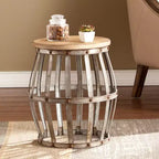 Mencino Accent Table - Silver - SEI