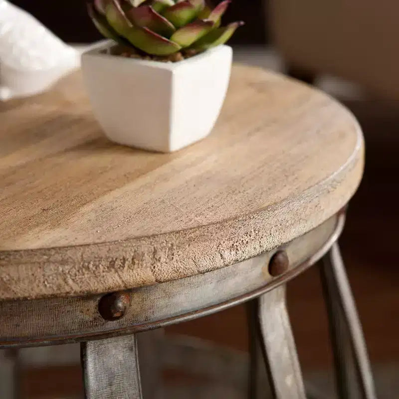 Mencino Accent Table - Silver - SEI