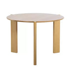 42Round Solid Wood Dining Table for Dining Room