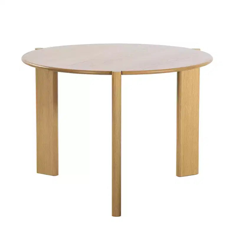 42Round Solid Wood Dining Table for Dining Room