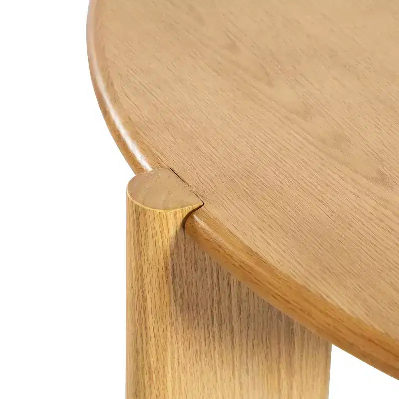 42Round Solid Wood Dining Table for Dining Room