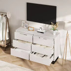 Vertical Drawer Cabinet with Storage, Dresser for Bedroom, Wooden Storage for Hallway, Entryway