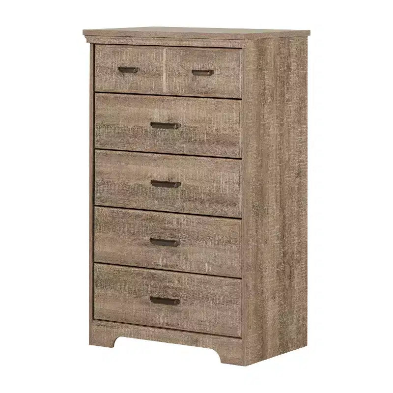 HomeStock 5-Drawer Chest Dresser Versa