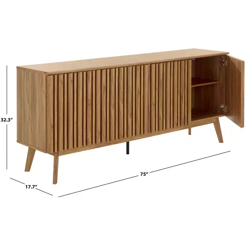 Helena Large 4 Door 4 Shelf Media Stand - MED9641 - Safavieh