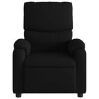 vidaXL Massage Recliner Chair Black Faux leather, metal, plywood Single