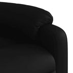 vidaXL Massage Recliner Chair Black Faux leather, metal, plywood Single